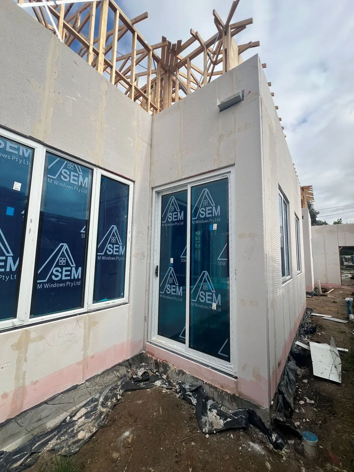 Hebel Panel Installation photo 9